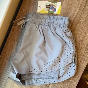 Halara smoke blue running/workout/athleisure shorts | NWT | sz M